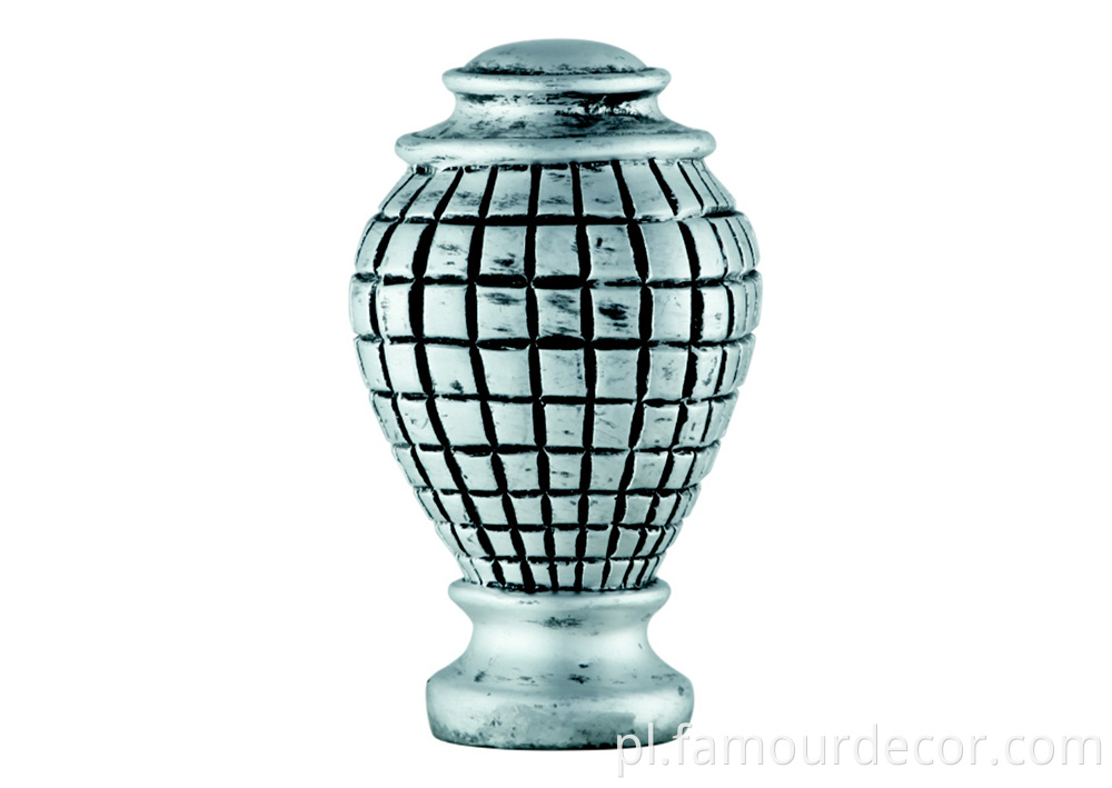 Resin head single curtain rod wholesale